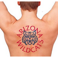 Custom Full Color Sports Fanatic Full Back Tattoos